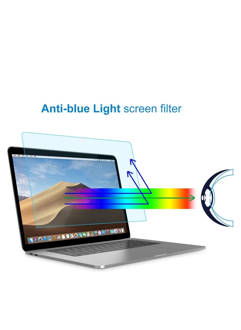 Generic - 1Pack Anti-Glare Anti Blue Light Filter Screen Protector for 2021-2018 MacBook Air 13'' (M1 Chip, Touch ID) & 2022-2016 MacBook Pro 13 inch (M2/M1 Chip, Touch Bar) Eye-Protection (Matte) - Image 1