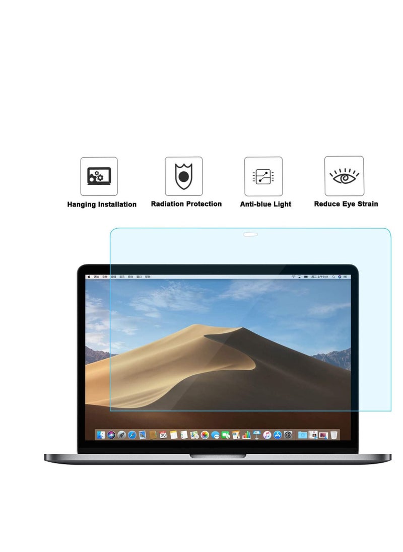 Generic - 1Pack Anti-Glare Anti Blue Light Filter Screen Protector for 2021-2018 MacBook Air 13'' (M1 Chip, Touch ID) & 2022-2016 MacBook Pro 13 inch (M2/M1 Chip, Touch Bar) Eye-Protection (Matte) - Image 1