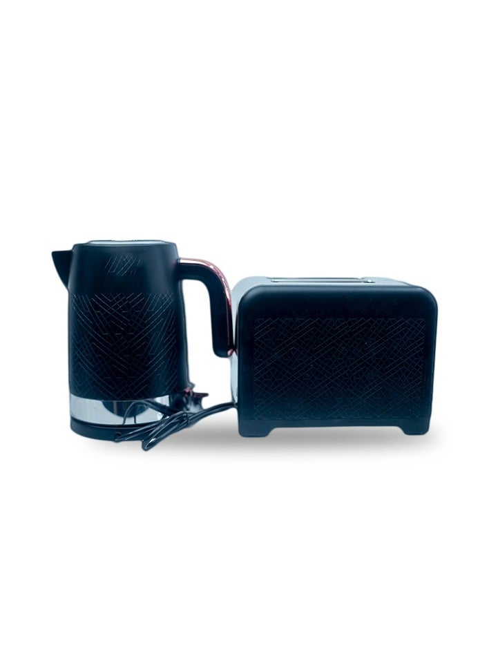 oaster & Kettle R.19000 Set – Stylish Electric Kettle with Matching Toaster, Rapid Boil & Adjustable Toasting Levels, Perfect Breakfast Combo for Home & Office  - Image 3