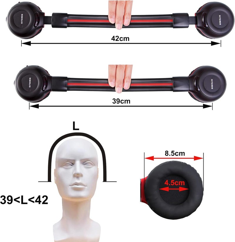 SIMOLIO 3 Pack Wireless IR Headphones for Car Entertainment - Image 4