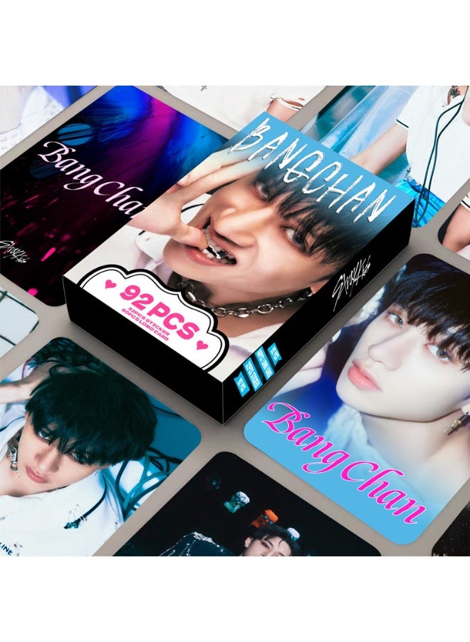 NIBEMINENT 92 Pcs Kpop Stray Kids - Bangchan Lomo Cards Card For Fans Collection Gifts - Image 1