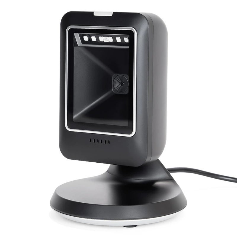 MP6300Y 1D/2D/QR Omnidirectional Barcode Scanner USB Wired Bar Code Reader CMOS Image Hand-Free for Supermarket Bookstore Retail Hospital - Image 1