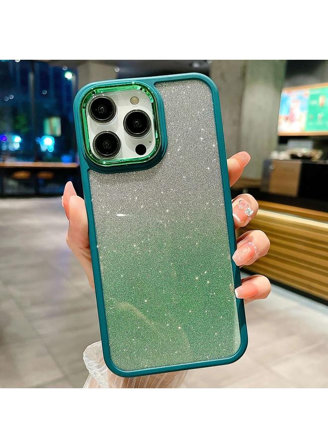 S-TOP Case For iPhone 13 Pro Gradient Glitter Electroplating Acrylic Phone Case - Image 1