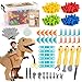 Luucio 196 PCS Cardboard Cutter for Kids Reusable Safe Cardboard Tools for Kids with Box Gloves Screws Connectors Screwdrivers Saws Educational Toys for 5 6 7 8 Year Old Birthday Gift for Boys Girls - Image 2