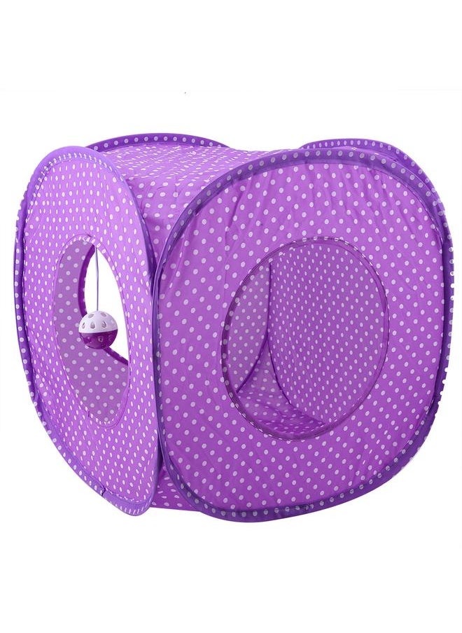 Thoraya Foldable Cat Dot Tent Long Tunnel Bed Toy Interactive Playing Toys Hide Tunnel  - Image 3