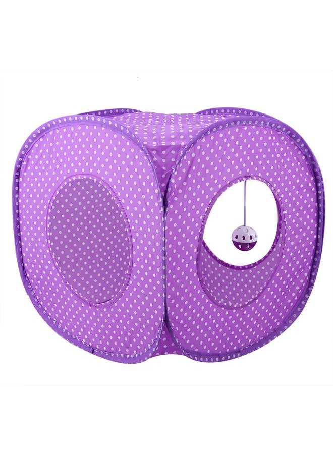 Thoraya Foldable Cat Dot Tent Long Tunnel Bed Toy Interactive Playing Toys Hide Tunnel  - Image 4