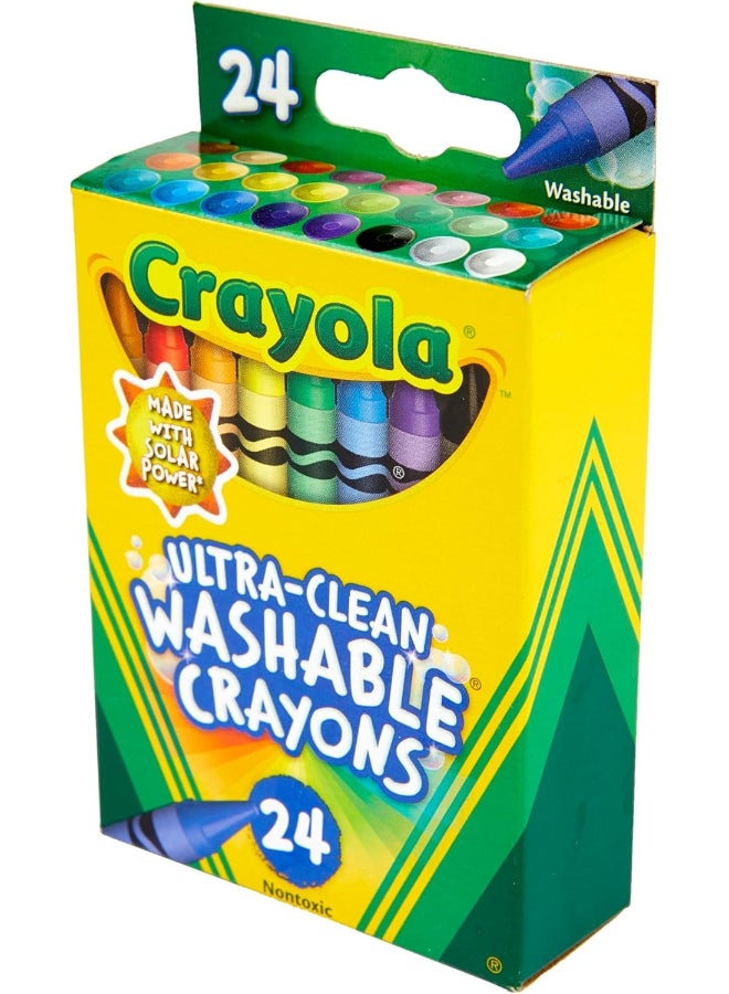 Crayola 24 count Washable Ultra Clean Crayons - Image 2