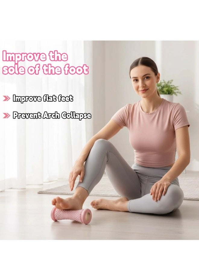 ShebSheb Foot Massager Roller for Plantar Fasciitis Relief, Portable, Deep Tissue Muscle Massage, Foot Arch and Heel Pain, Reflexology Tool - Image 3