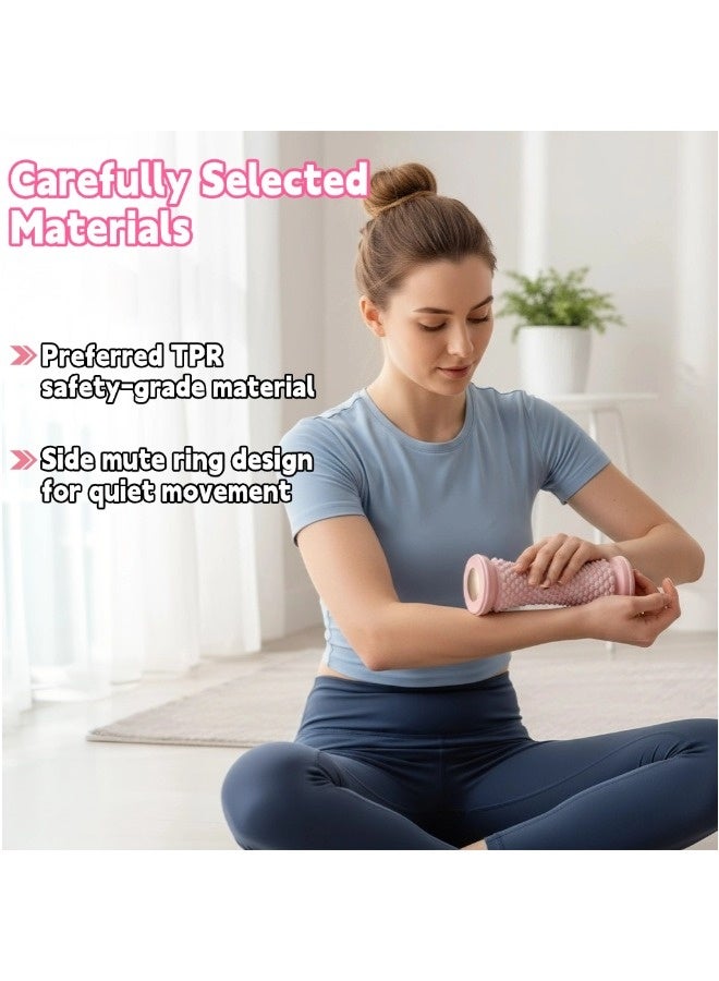 ShebSheb Foot Massager Roller for Plantar Fasciitis Relief, Portable, Deep Tissue Muscle Massage, Foot Arch and Heel Pain, Reflexology Tool - Image 2