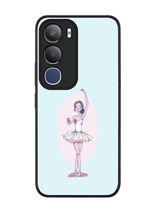 For vivo Y19s / Y19s Pro Case,Slim fit Camera Protection, Shockproof Thin Phone cover  - Twirling Ballerina