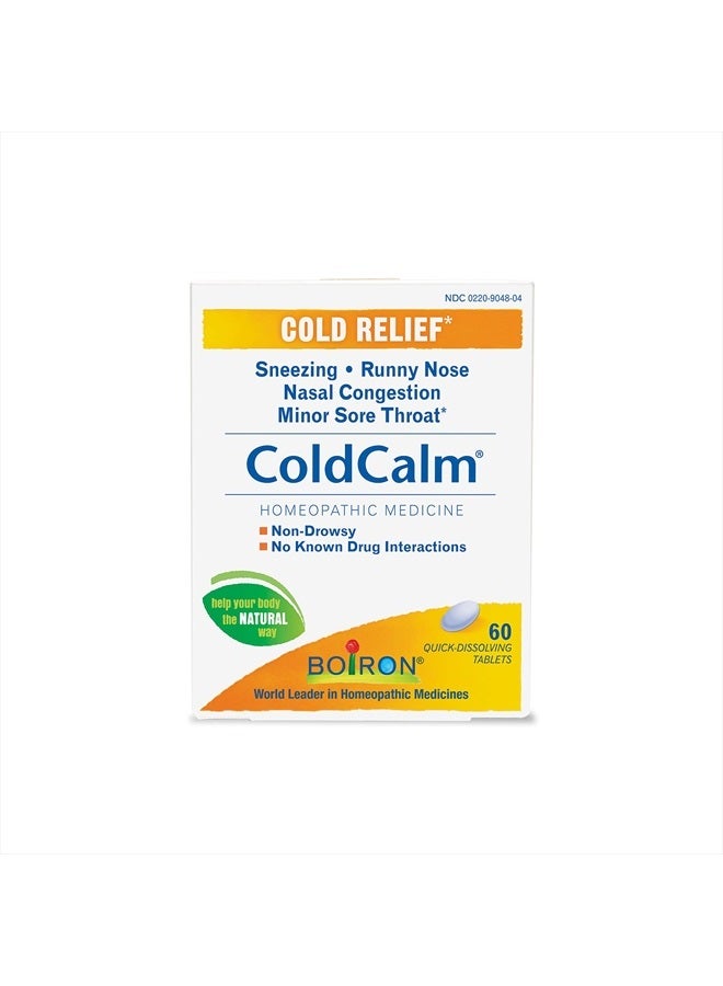 Boiron Coldcalm Quick-Dissolving Tablets 60 Tablets (Value Pack of 2) - Image 4