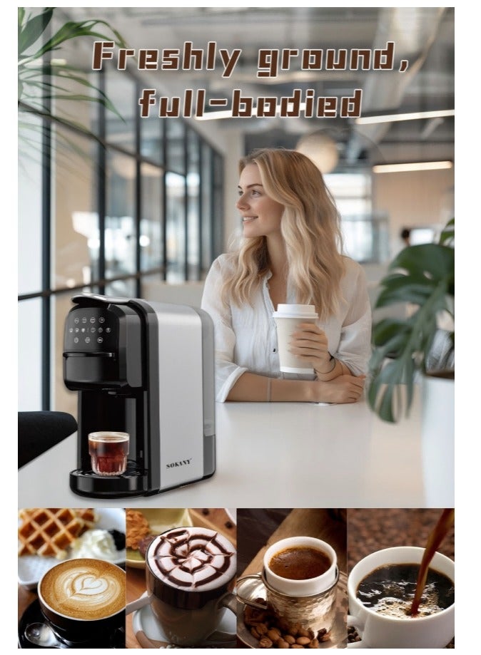 sokany Small Household Coffee Machine, Stylish High-End Office Coffee Machine (1400 Watts, Europe Standard) - Image 5