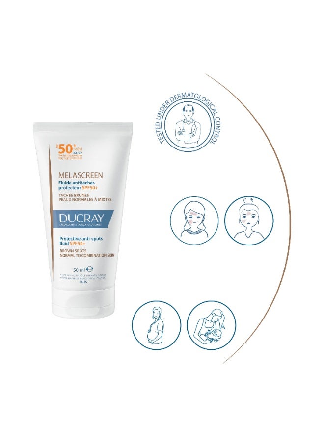 دوكري دوكراي ميلاسكرين فلويد واقي شمس مضاد للبقع SPF 50 بلس 50 مل - Image 4