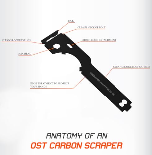 O.S.T OST Carbon Scraping Tool MultiScraper Cleaning Accessories - Image 3