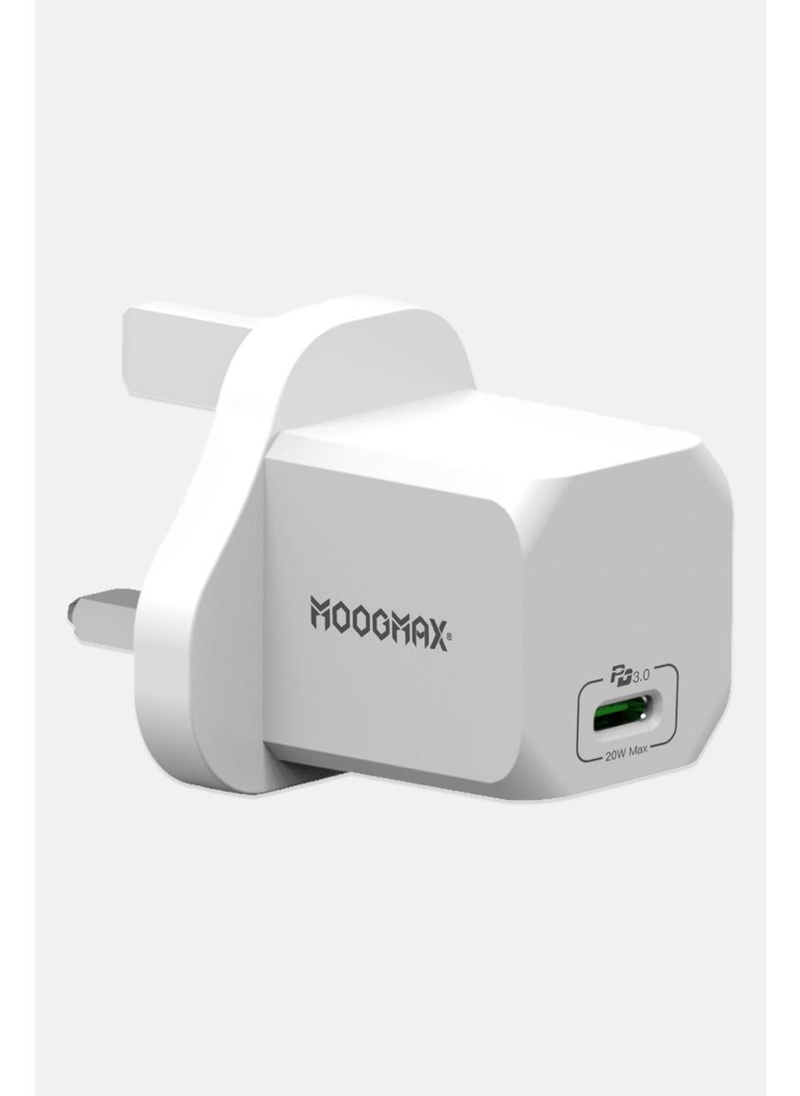 MOOGMAX FB03UWE 20W Power Adapter, White  - Image 2