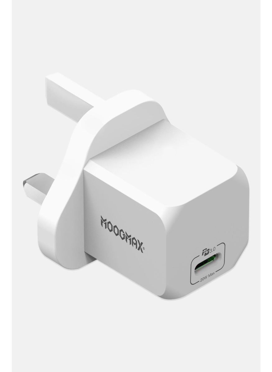 MOOGMAX FB03UWE 20W Power Adapter, White  - Image 3