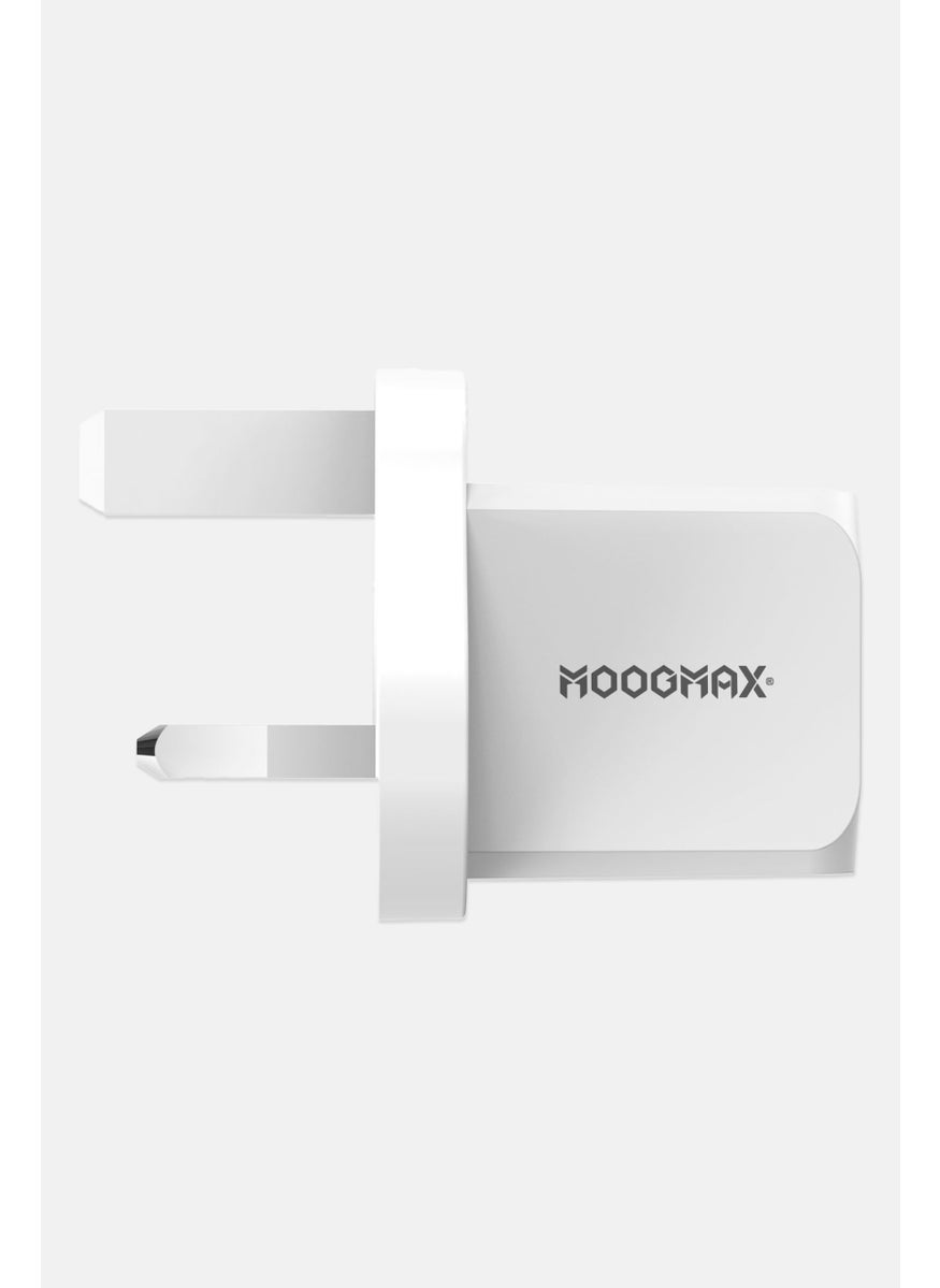 MOOGMAX FB03UWE 20W Power Adapter, White  - Image 1