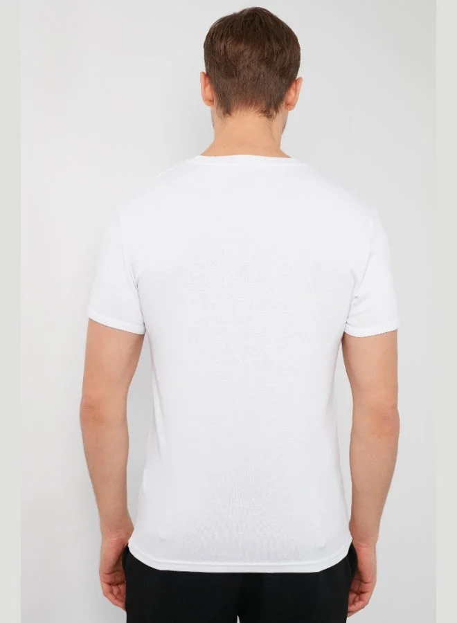 Buratti  Buratti 100% Cotton V Neck Slim Fit T Shirt Men's T SHIRT 5902122 for Men | Best Price UAE