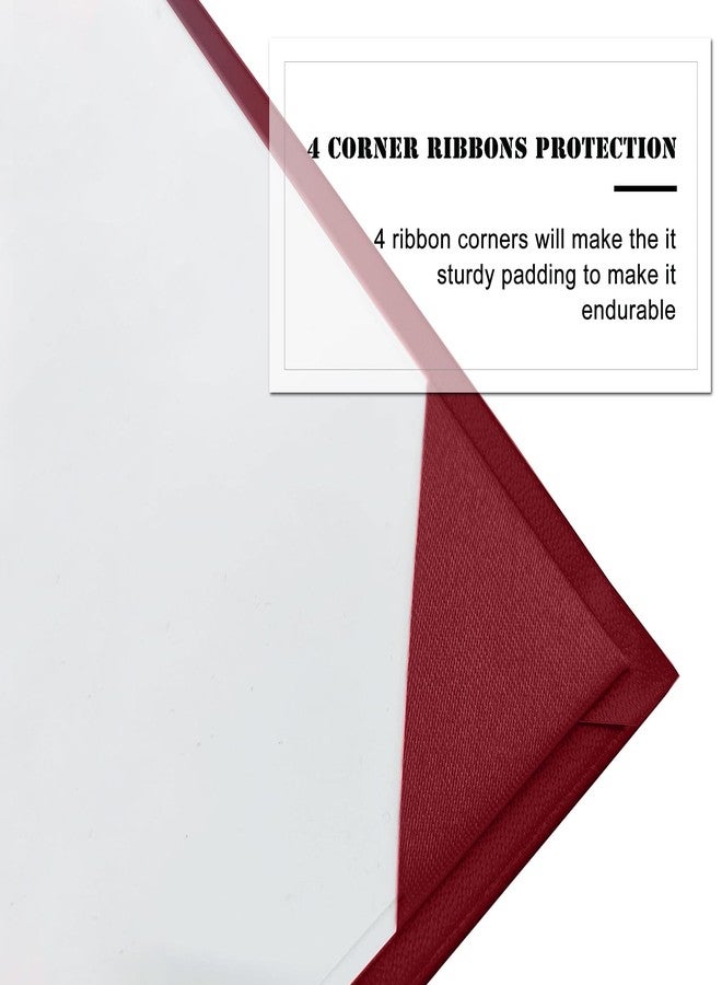 Misscom Diploma Cover 8.5" x11" Diploma Holder of Graduation Leatherette Padded Certificate (Maroon) - Image 5