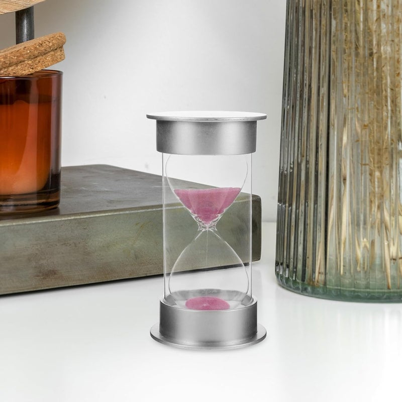 3/5/10/15/20/25/30 Minute Sand Hourglass Plastic Round for Time Management Classroom Office Use Portable Precise Timer Potty Yoga Kitchen Use(Blue,5 Minutes) - Image 5