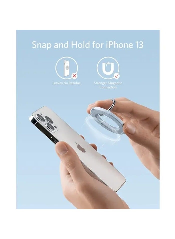 حامل هاتف مغناطيسي (MagGo)، حامل هاتف حلقي مغناطيسي 610، حامل قابل للتعديل، فقط لهاتف iPhone 15 pro - Image 2