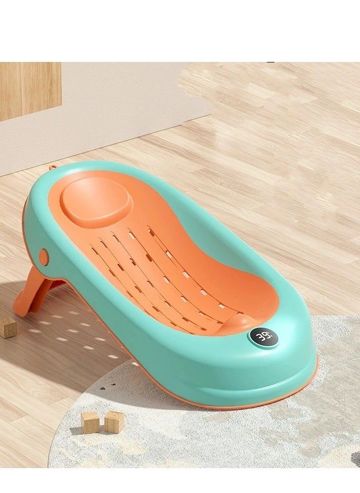 MIXDE Baby Bath Chair Infant Bather Support For Newborn to Toddler Use in the Sink or Bathtub  - Image 1