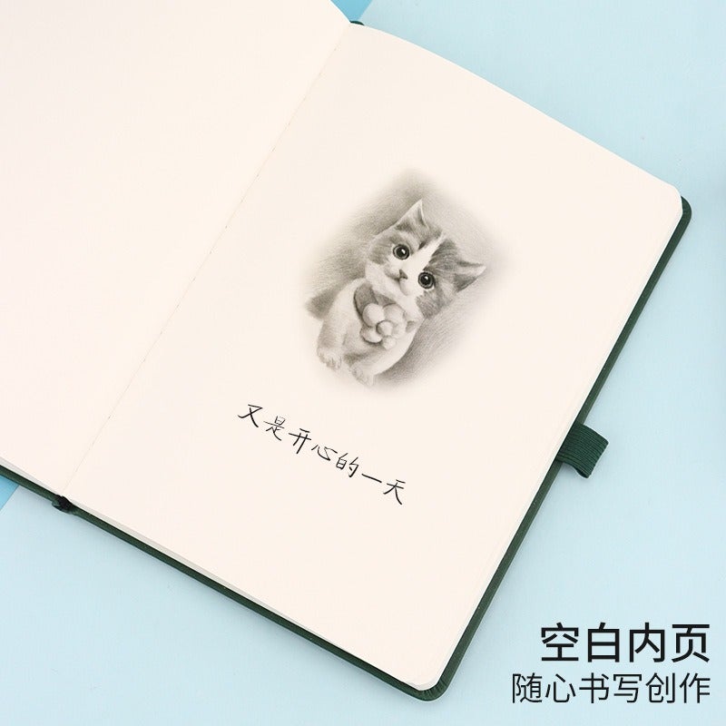 Bing Cheng Wen Hua طقم دفاتر ملاحظات A5 بشريط ربط، غلاف جلدي صناعي، دفتر أعمال مكتبي، هدية للشركات، قابل لتخصيص الشعار - Image 5