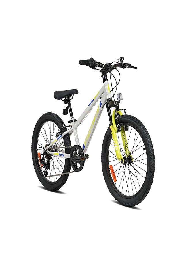 Spartan Spitfire MTB Kids Bike | 20 Inch Wheel Size | 7 Speed | White Color - Image 2