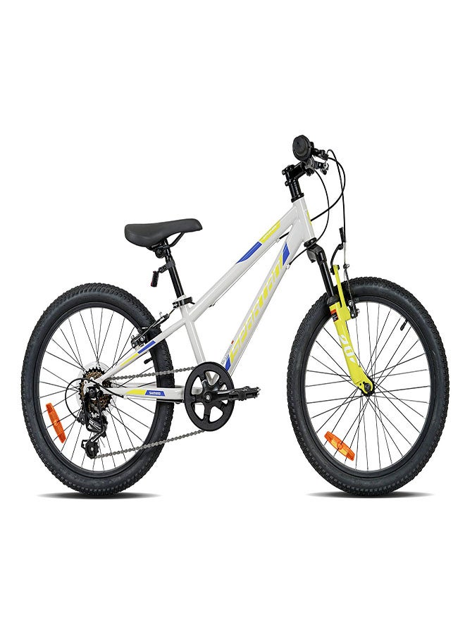Spartan Spitfire MTB Kids Bike | 20 Inch Wheel Size | 7 Speed | White Color - Image 1