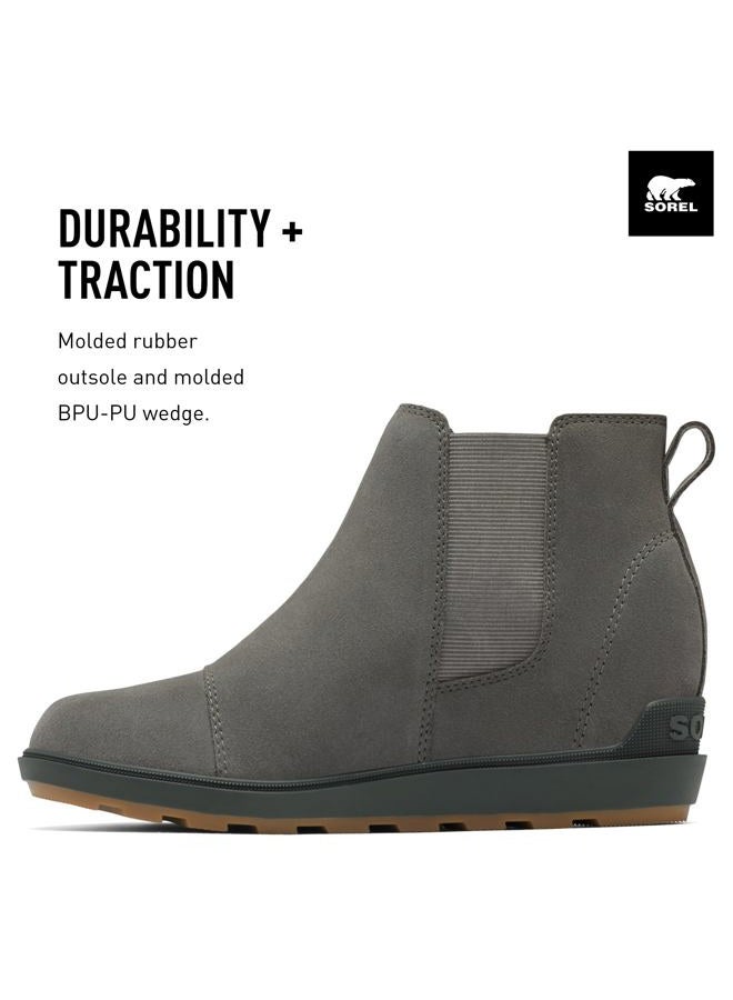 Sorel Women's Evie ll Chelsea Boot, Quarry, Grill, 39 EU - Image 4