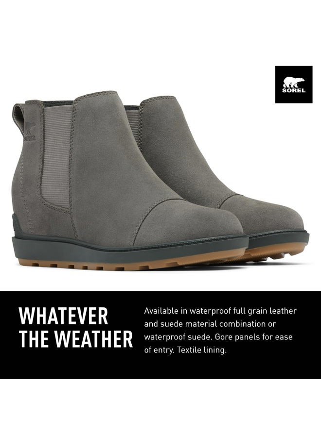 Sorel Women's Evie ll Chelsea Boot, Quarry, Grill, 39 EU - Image 3