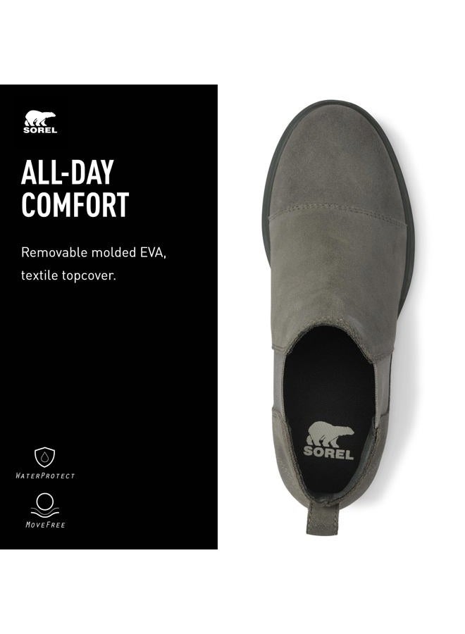 Sorel Women's Evie ll Chelsea Boot, Quarry, Grill, 39 EU - Image 5