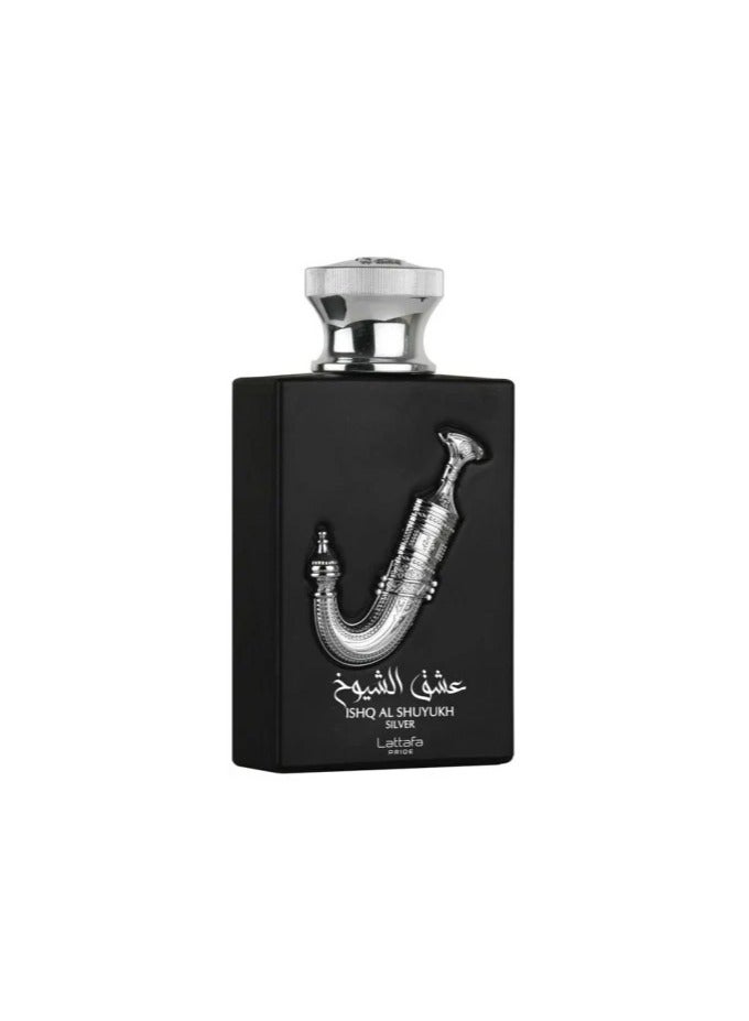 Lattafa Ishq Al Shuyoukh Silver Perfume by Lattafa, 100ml - Image 2