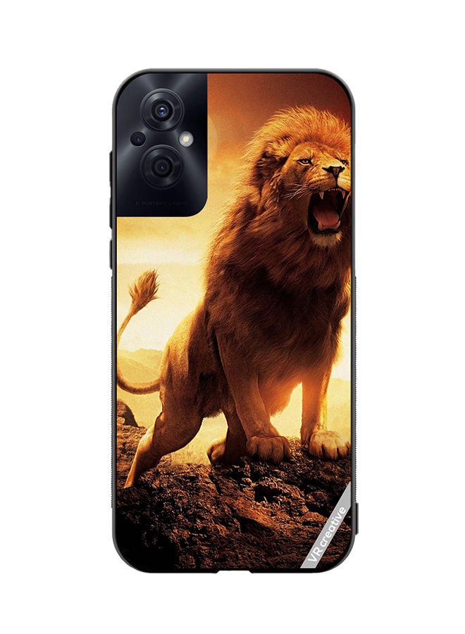 VR CREATIVE Protective Case Cover For Oppo Reno8 Z Lion King Design Multicolour - Image 1