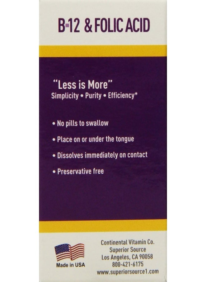 Superior Source Vitamin B12 Cyanocobalamin 1000 mcg for Adults - Image 3