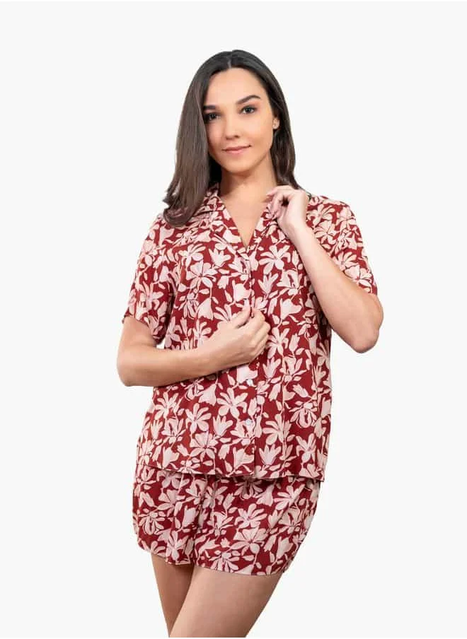 Aadaraya Ss Classic Short Pj Set For Female