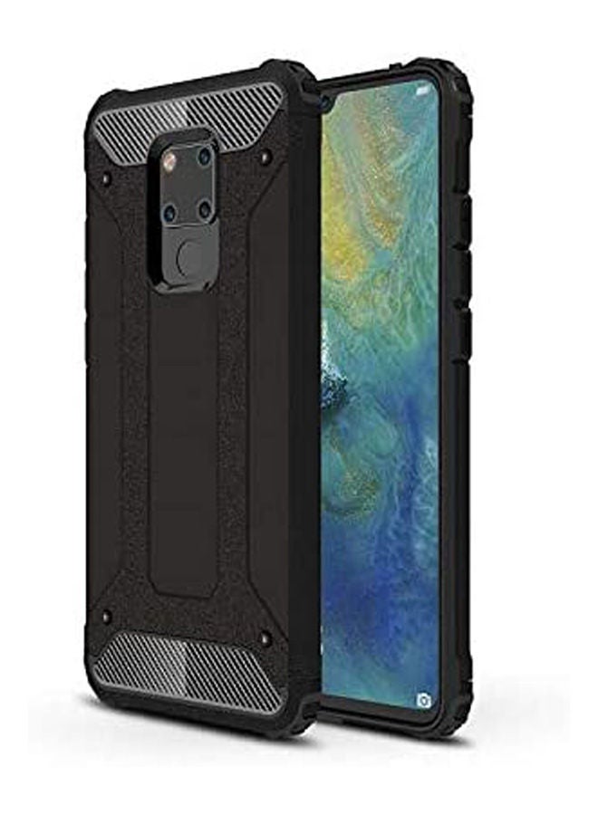 NIBEMINENT For Huawei Mate 20 X Case, Double Layer Professional Anti-Collision Cover Black - Image 1