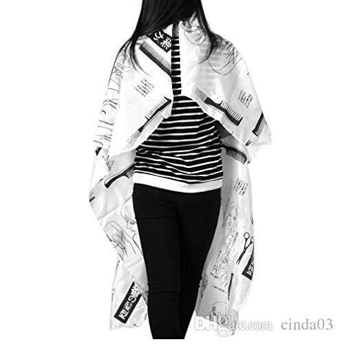 ikis ikis Printed Hair Cutting Sheet Apron Hairdressing Gown Cape Hair Cutting Barber Cloth Salon Accessories - Image 5