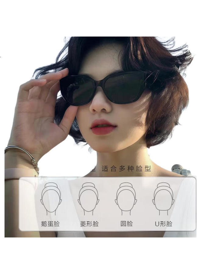 LOHO Modern Cat Eye Sunglasses Women High-End Uv Protection Sunglasses Trendy Retro Mountaineering Glasses Lh09680 - Image 1