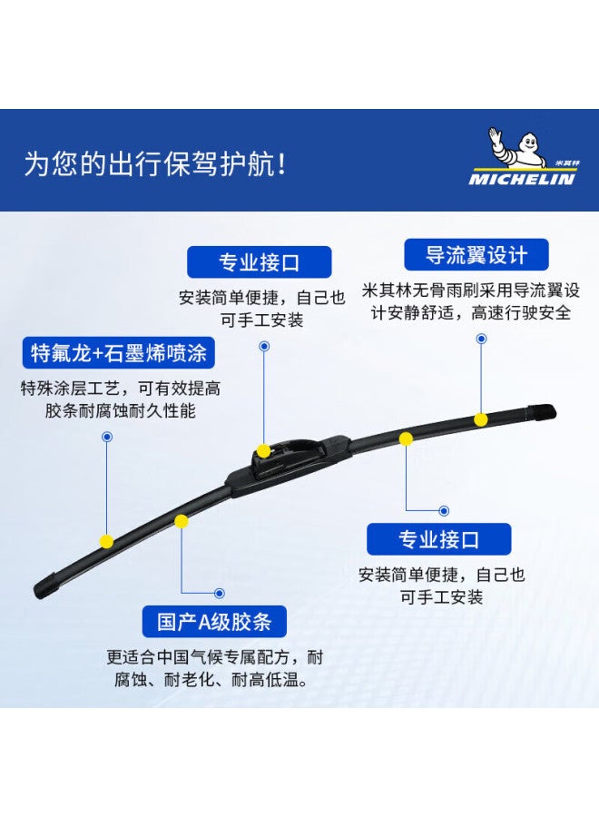 New Boneless Wiper Blades Windshield Wipers Windshield Wiper Blades Windshield Wiper Arms Compatible With Cruze 15-18 Buick Verano Ds 28/24C