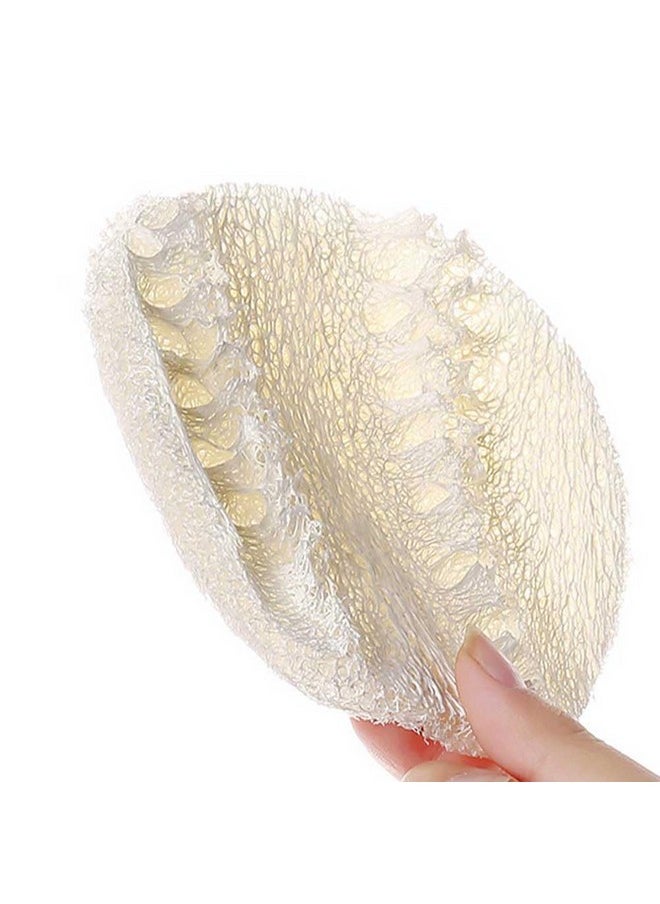 Teensery 20 Pcs Loofah Face Pads Round Exfoliating Facial Pads Skin Cleansing Discs Pads Facial Body Scrubbers For Bath Shower Spa Skin Scrub  - Image 3