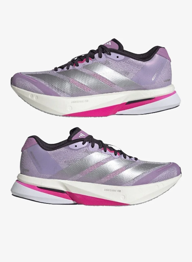 Adidas POWPLU/SILVMT/SHOPNK Adizero Boston 13 W Purple Running Women Shoes for Women | Best Price UAE