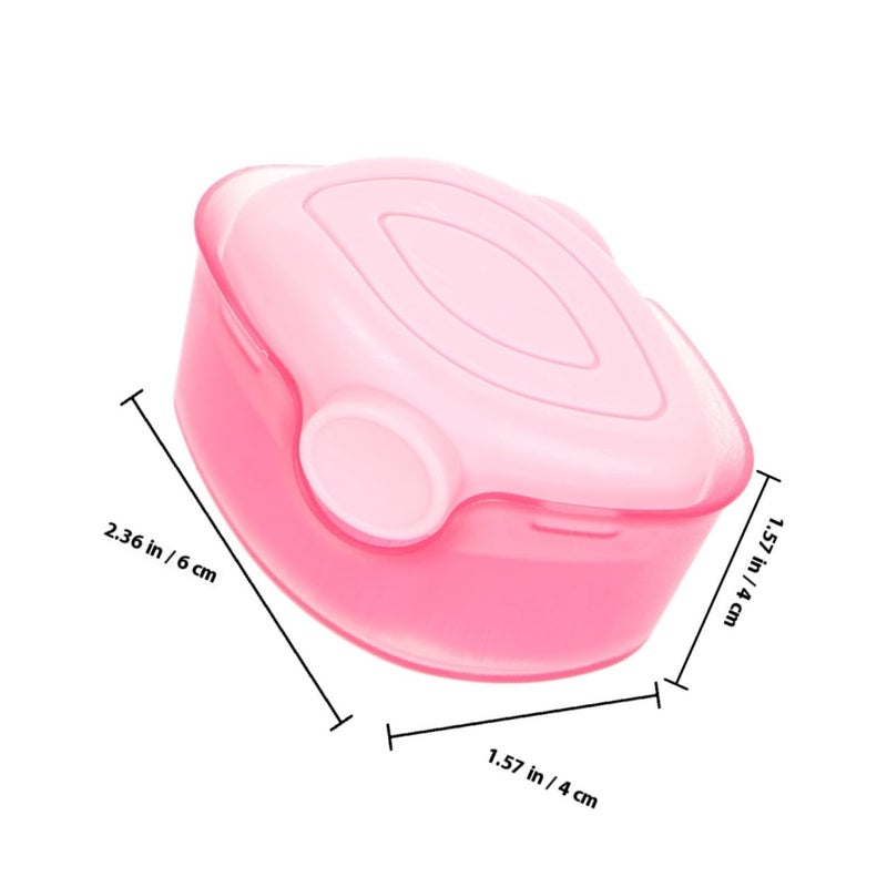 2 Pcs Oval Foundation Brush Set With Lid Dense Makeup Applicator For Liquid Powder - Image 3