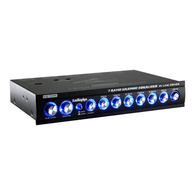 Audiopipe EQ709X 7Band Graphic inDash Equalizer