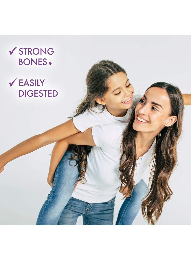 Bluebonnet Nutrition Liquid Bone Support Calcium Citrate, Magnesium Citrate, Vitamin D3, K2, for Bone Health, Non GMO, Gluten Free, Soy free, milk free, kosher, 16 Fl Oz, 32 Servings, Blueberry Flavor - Image 3