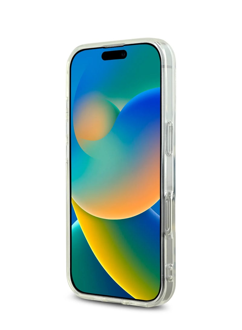 كارل لاغرفيلد جراب MagSafe لهاتف iPhone 16 Pro Max IML Hard Cover مع Nft Karl & Choupette / حماية من السقوط / تصميم نحيف / خفيف الوزن / سهل التركيب - شفاف - Image 5