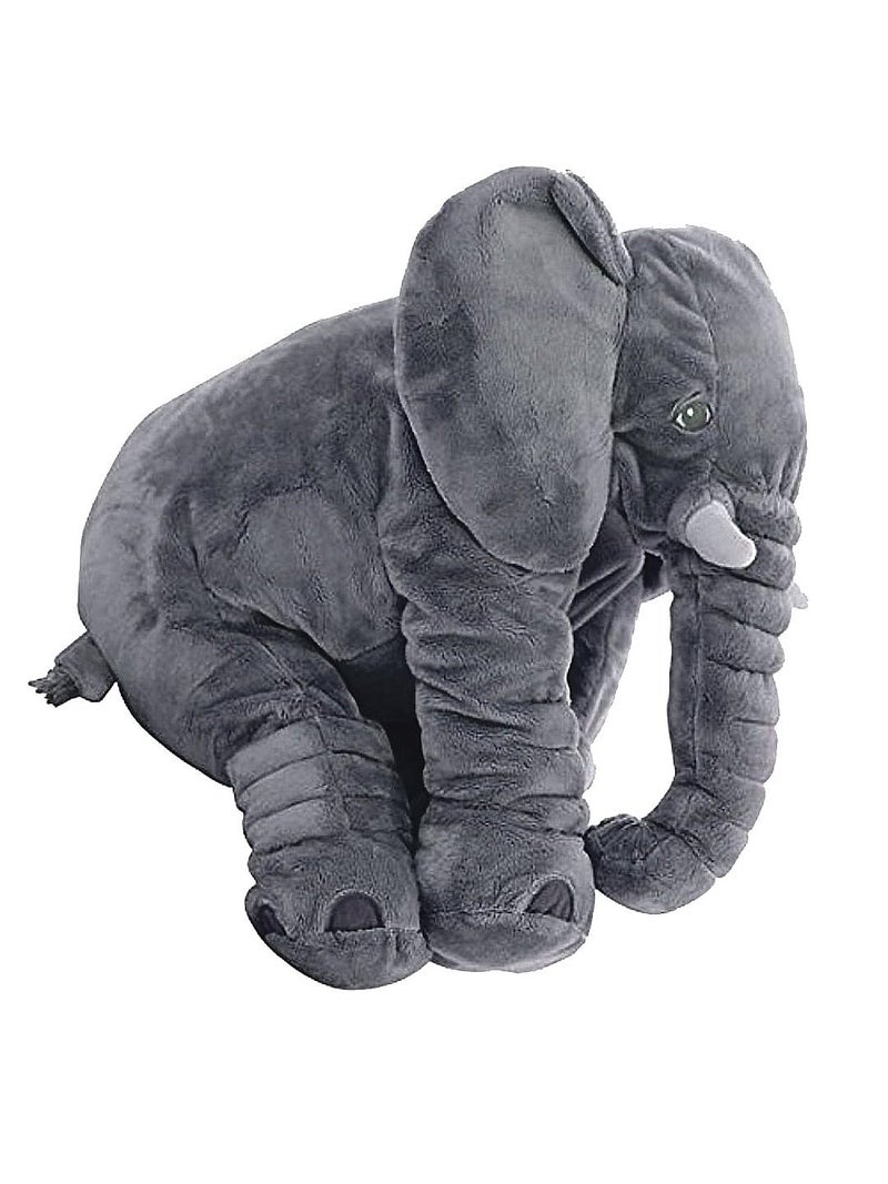 DearJoy Big Size Fibre Filled Stuffed Animal Elephant Soft Toy for Kids of Plush Hugging Soft Toy for Kids boy Girl Birthday Gift 3 Years 60 cm Grey Color - Image 3