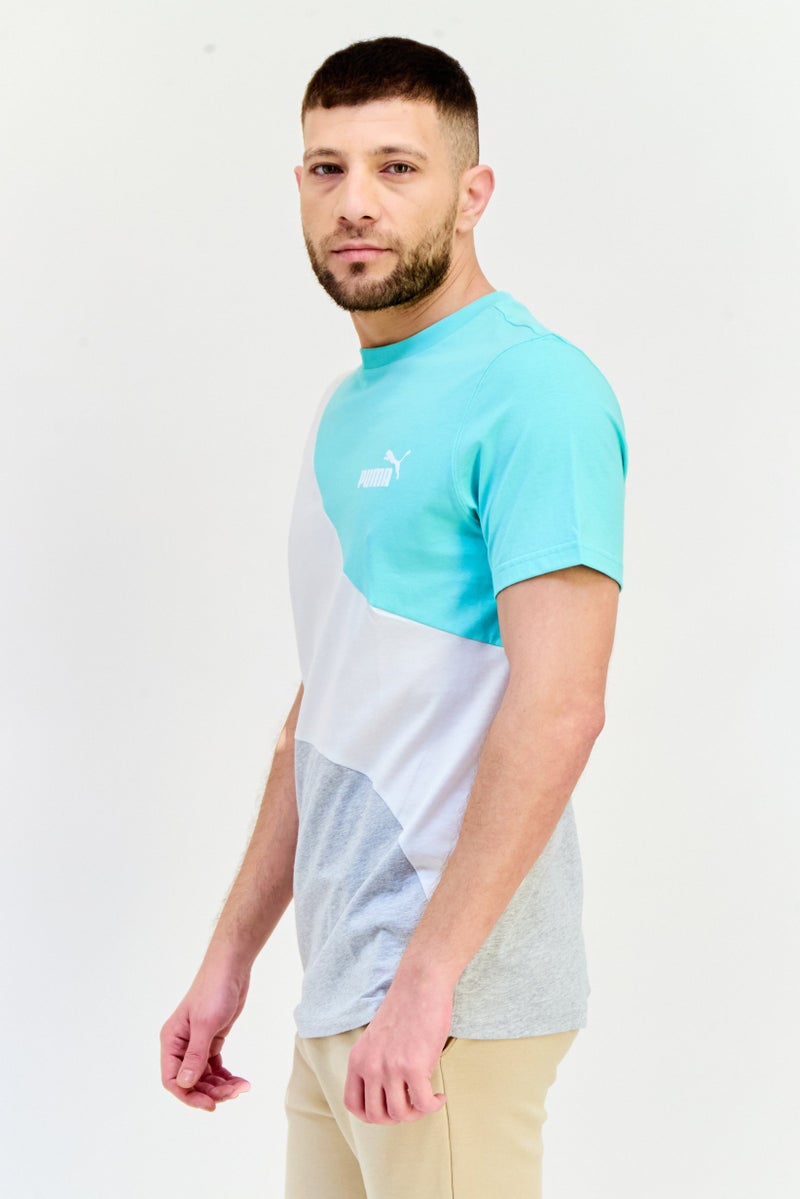 PUMA Men Sportswear Fit Short Sleeve Outdoor T-Shirt, Multicolor - Image 2