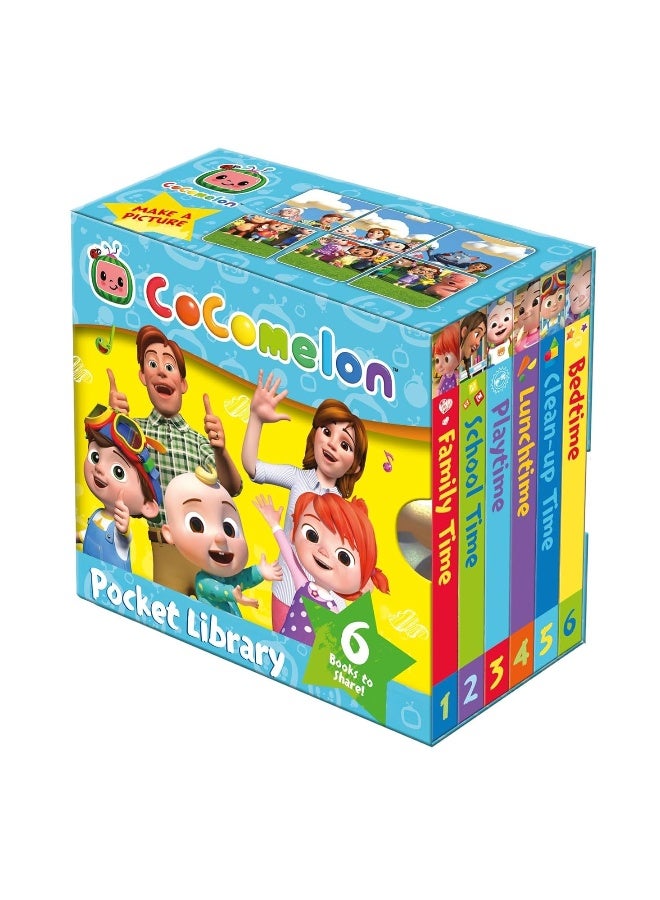 Farshore Official CoComelon Pocket Library: 6 little books about JJ, his family and friends – perfect for pre-schoolers! - Image 1