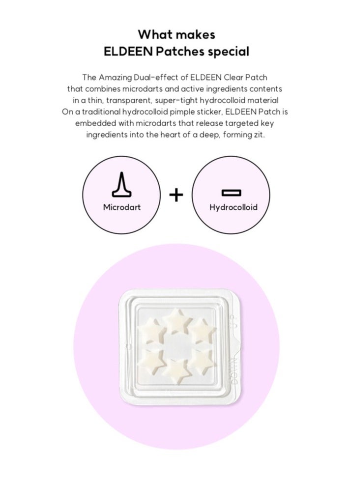 ELDEEN - Good Bye Dark Spots - Eldeen Microdart Project: Dark Spot Patch - The Ultimate Solution for Your Skin, fade any dark spot, clear, 6 darts, Packages of 1, 2, 4, and 8 (Pack of 2) - Image 1